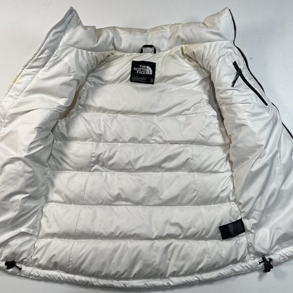 The North Face Nuptse Womens XS Vest 700 Down Fill Puffer White Winter Quilted - Picture 9 of 12
